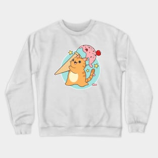 Ice Cream Cat-napper Crewneck Sweatshirt